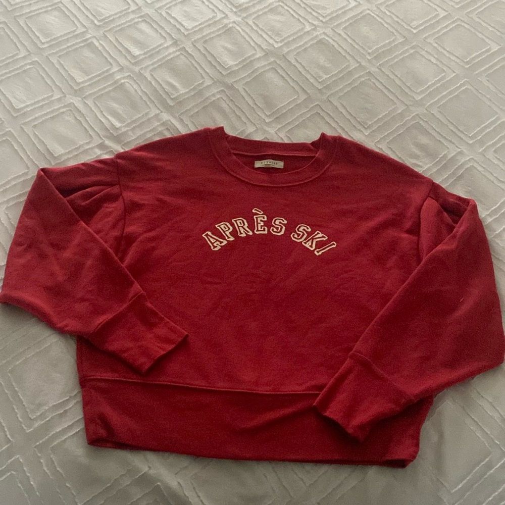 Madewell “Apres Ski” graphic sweatshirt, women’s size medium (fits like small)